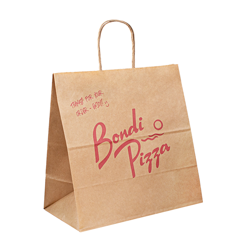 Priontáil Páipéar donn Kraft Bag Éadaí Saincheaptha mála páipéir Kraft Mála