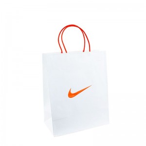 Mála páipéir le lógó Priontáil Páipéar Páipéar Málaí Páipéir le haghaidh Pacáistiú Málaí Páipéir Lógó Kraft Saincheaptha Candy